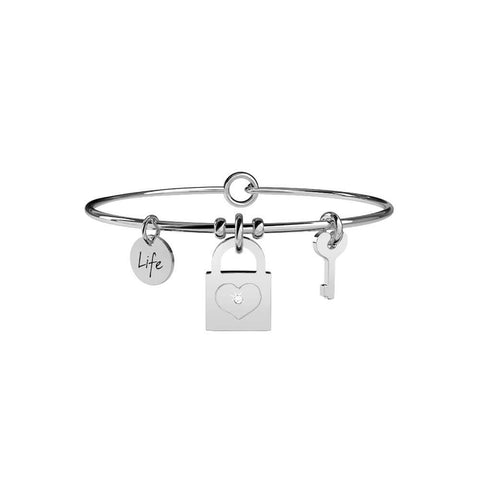 Bracciale Donna Kidult in Acciaio Lucchetto | Amicizia – Love – 231624