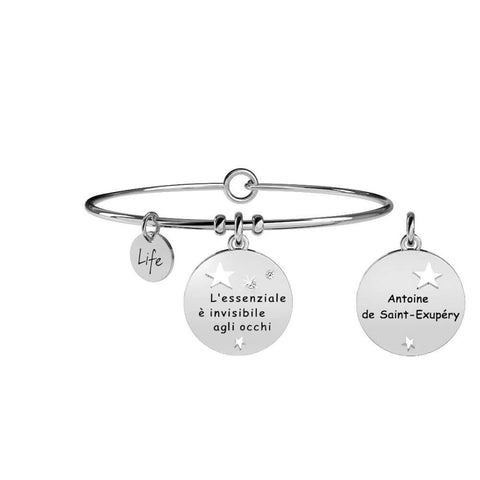 Bracciale Donna Kidult in Acciaio con Frase – Philosophy – 231663