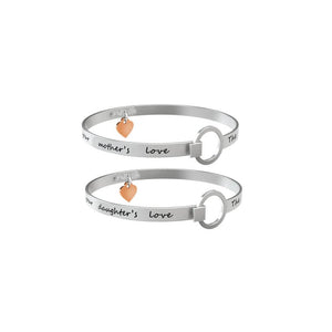 Set Bracciali Kidult in Acciaio Mamma-Figlia | Love – Family – 731106