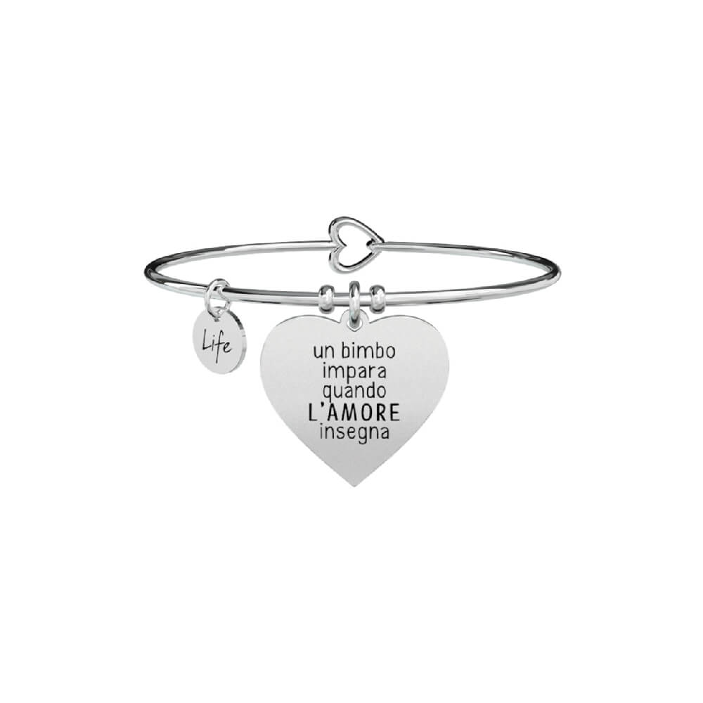 Bracciale Donna Kidult in Acciaio Cuore | L’amore insegna – Love – 731292