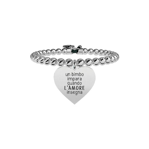 Bracciale Donna Kidult in Acciaio Cuore | L’amore insegna – Love – 731326