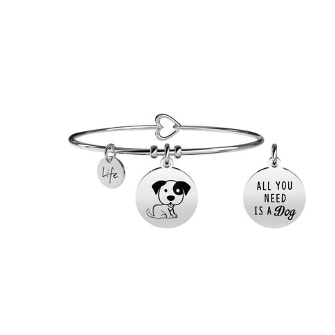 Bracciale Donna Kidult in Acciaio Cane | Affetto – Animal Planet – 731372