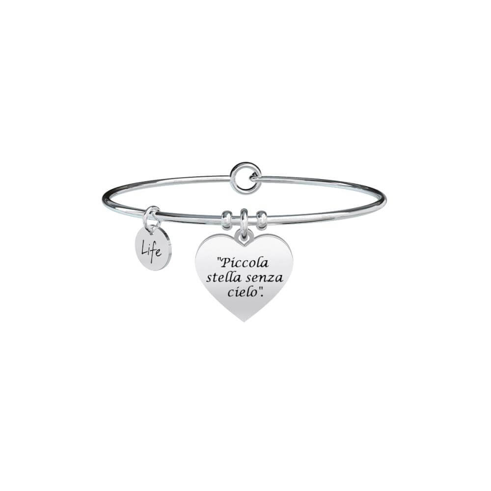 Bracciale Donna Kidult in Acciaio con Ciondolo a Cuore Ligabue – Free Time – 731571