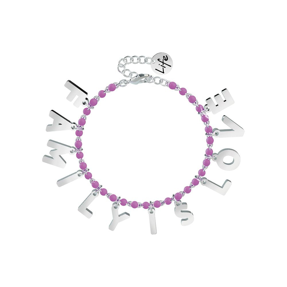 Bracciale Kidult in Acciaio e Smalti | Family is Love – Family – 731584