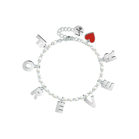 Bracciale Kidult in Acciaio e Smalti | Forever – Love – 731589