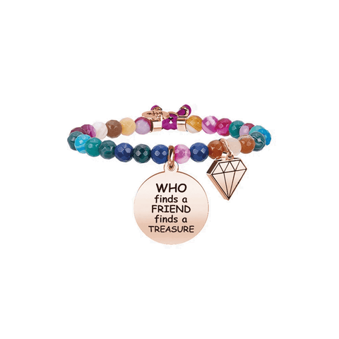 Bracciale Donna Kidult in Acciaio | Who Finds a Friend – Love – 731670