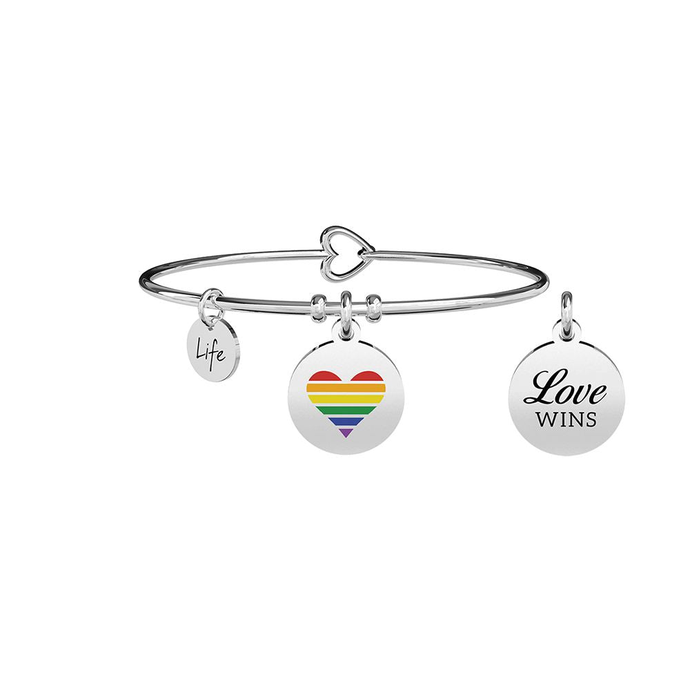 Bracciale Kidult in Acciaio Love Wins | Cuore – Love – 731708