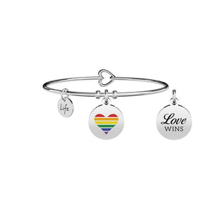 Bracciale Kidult in Acciaio Love Wins | Cuore – Love – 731708