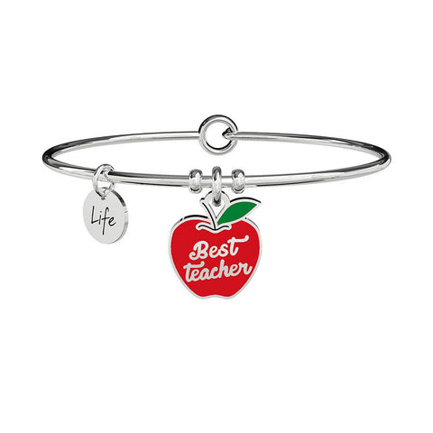 Bracciale Kidult in Acciaio Mela | Best Teacher – Love – 731747