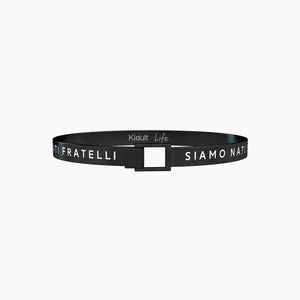 Bracciale KIDULT uomo 731794 "Siamo nati soli.." Collezione Life Love