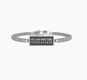 Bracciale Kidult Philosophy Nessun vincitore crede al caso 731813 uomo