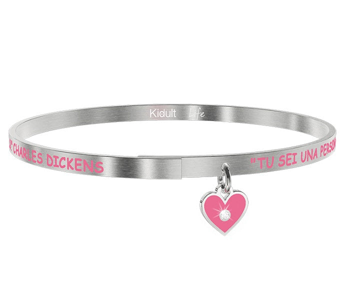 Bracciale Donna Kidult in Acciaio Tu sei una persona… – Love – 731862