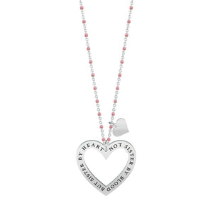 Collana Kidult in Acciaio e Smalti Cuore | Come Sorelle – Family – 751011