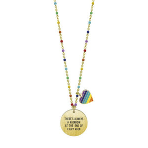 Collana Kidult in Acciaio e Smalti | There’s Always a Rainbow… – Philosophy – 751021