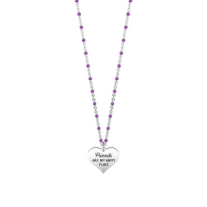 Collana Kidult in Acciaio e Smalti Cuore | Friends – Love – 751076