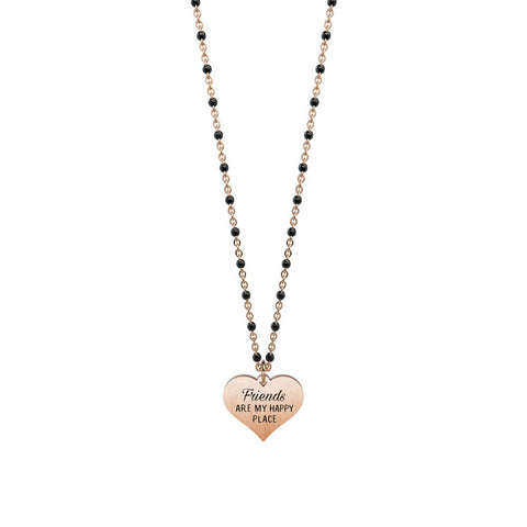 Collana Kidult in Acciaio e Smalti Cuore | Friends – Love – 751077