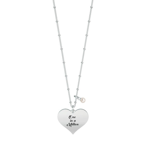 Collana Kidult in Acciaio e Smalti Cuore | One In A Million – Love – 751122