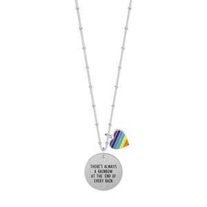 Collana Kidult in Acciaio e Smalti | There’s Always a Rainbow… – Philosophy – 751127