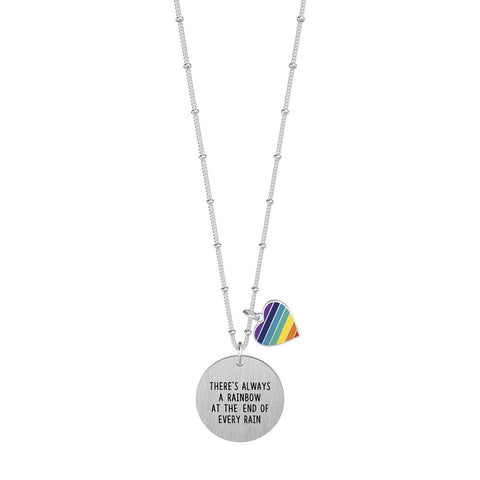 Collana Kidult in Acciaio e Smalti | There’s Always a Rainbow… – Philosophy – 751127