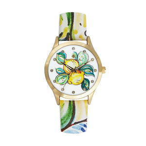 Orologio Solo Tempo Mizzica in Acciaio e Pelle – I Limoni – MB104