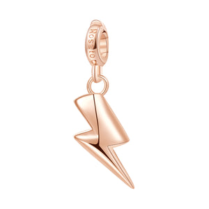 Charm in argento 925‰, galvanica oro rosa